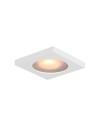 Italux Antar Concealed Ceiling 1xGU10 10W IP44 White Sandblasted DL-26385S-GU10-WH