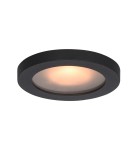Flush-mounted hermetic lamps - Italux Antar Flush Mounted Ceiling 1xGU10 10W IP44 Sandblasted Black DL-26385-GU10-BK - product 1