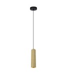Pendant tube lamps - Italux Ander Pendant 1xGU10 10W Black, Brass PND-28394-1-GD - product 1