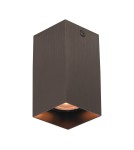 Square ceiling luminaires - Italux Ander Surface-mounted 1xGU10 10W Brown CLN-28394-S-BRO - product 1