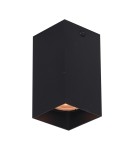 Square ceiling luminaires - Italux Ander Surface-mounted 1xGU10 10W Sandblasted Black CLN-28394-S-BK - product 1