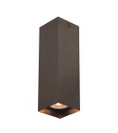 Square ceiling luminaires - Italux Ander Surface-mounted 1xGU10 10W Brown CLN-28394-M-BRO - product 1