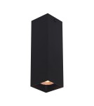 Square ceiling luminaires - Italux Ander Surface-mounted 1xGU10 10W Sandblasted Black CLN-28394-M-BK - product 1