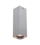 Square ceiling luminaires - Italux Ander Surface-mounted 1xGU10 10W Aluminum CLN-28394-M-ALU - product 1