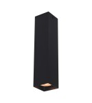 Square ceiling luminaires - Italux Ander Surface-mounted 1xGU10 10W Sandblasted Black CLN-28394-L-BK - product 1
