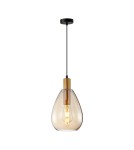 Single pendant lamps - Italux Zulo Pendant 1xE27 40W Brass PND-27812-BRO-AMB - product 1
