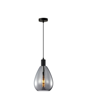 Italux Zulo Pendant 1xE27 40W Black PND-27812-BK-SG