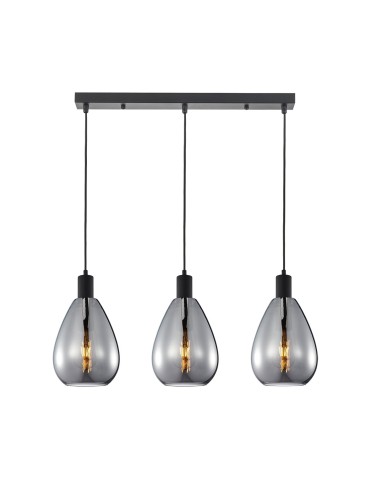 Italux Zulo Pendant 3xE27 40W Black PND-27812-3-BK-SG