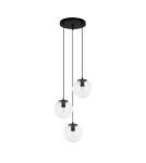 Triple pendant lamps - Italux Sarpo Pendant 3xE27 40W Black PND-58867-3S-BK - product 2