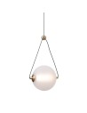 Italux Rastia Pendant 1xLED 6W 650 lm 3000K (Warm White) Gold PND-34361-S-HBR-OPAL