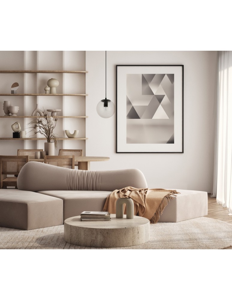 Pendant lamps spheres - Italux Sarpo Pendant 1xE27 40W Black PND-58867-1S-BK - product kolory-swiatla.pl 3