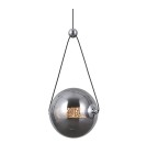 Pendant lamps spheres - Italux Rastia Pendant 1xLED 6W 180 lm 3000K (Warm White) chrome PND-34361-S-CH-SG - product 1