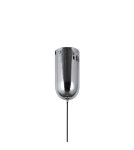 Pendant lamps spheres - Italux Rastia Pendant 1xLED 9W 270 lm 3000K (Warm White) chrome PND-34361-M-CH-SG - product 4