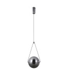Pendant lamps spheres - Italux Rastia Pendant 1xLED 9W 270 lm 3000K (Warm White) chrome PND-34361-M-CH-SG - product 2