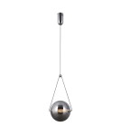 Pendant lamps spheres - Italux Rastia Pendant 1xLED 9W 270 lm 3000K (Warm White) chrome PND-34361-M-CH-SG - product 3