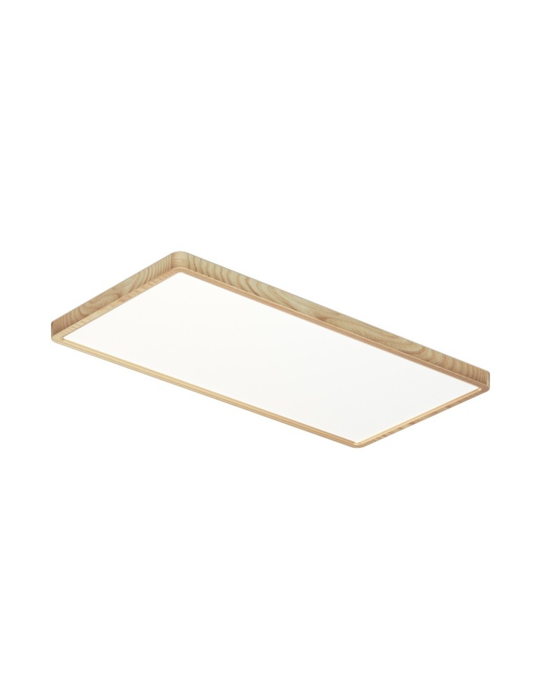 LED Plafonds - Italux Olbis Plafond 1xLED 36W 4300 lm 2800K+4000K+ 6000K (Warm White) IP44 wood PLF-63827-600L-36W-WO - product kolory-swiatla.pl 1