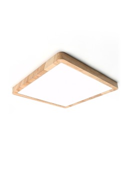 Italux Olbis Plafond 1xLED 24W 2900 lm 2800K+4000K+ 6000K (Warm White) IP44 wood PLF-63827-300L-24W-WO