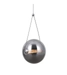 Pendant lamps spheres - Italux Rastia Pendant 1xLED 12W 360 lm 3000K (Warm White) chrome PND-34361-L-CH-SG - product 1