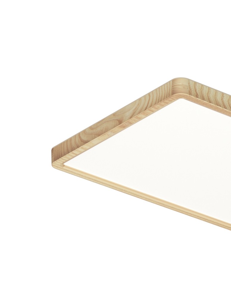 LED Plafonds - Italux Olbis Plafond 1xLED 36W 4300 lm 2800K+4000K+ 6000K (Warm White) IP44 wood PLF-63827-600L-36W-WO - product kolory-swiatla.pl 2