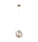 Pendant lamps spheres - Italux Nola Pendant 1xLED 12W 1020 lm 3000K (Warm White) Gold PND-34366-HBR-AMB - product 2