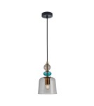 Designer pendant lamps - Italux Namos Pendant 1xE27 40W Brass PND-27092B-MC-BRO - product 1