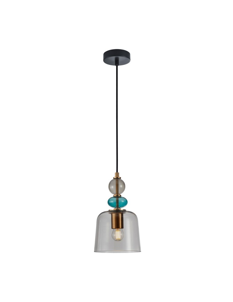 Designer pendant lamps - Italux Namos Pendant 1xE27 40W Brass PND-27092B-MC-BRO - product kolory-swiatla.pl 1