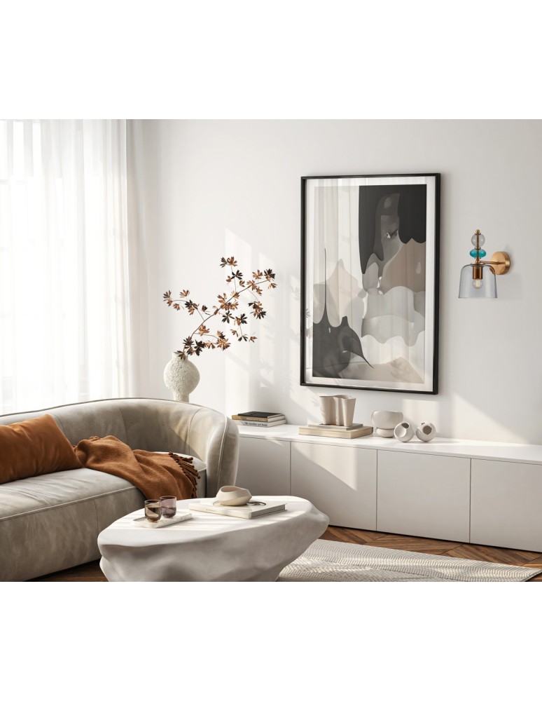 Designer wall lamps - Italux Namos Wall lamp 1xE27 40W Brass WL-27092B-MC-BRO - product kolory-swiatla.pl 2