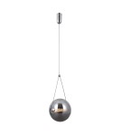 Pendant lamps spheres - Italux Rastia Pendant 1xLED 12W 360 lm 3000K (Warm White) chrome PND-34361-L-CH-SG - product 2