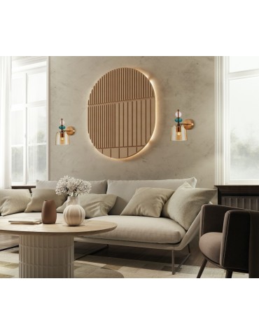 Italux Namos Wall lamp 1xE27 40W Brass WL-27092A-MC-BRO - product 2