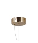 Pendant lamps spheres - Italux Nola Pendant 1xLED 12W 1020 lm 3000K (Warm White) Gold PND-34366-HBR-AMB - product 5