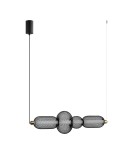 Pendant lamps over the island - Italux Marco Pendant 1xLED 16W 900 lm 3000K (Warm White) black PND-84283-4-BK - product 2