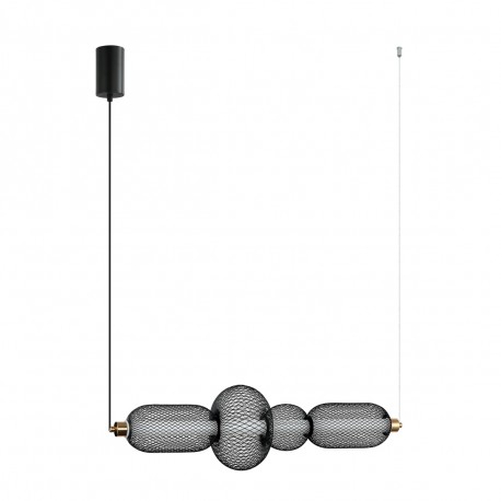 Italux Marco Wisząca 1xLED 16W 900 lm 3000K (Ciepła biel) czarny PND-84283-4-BK