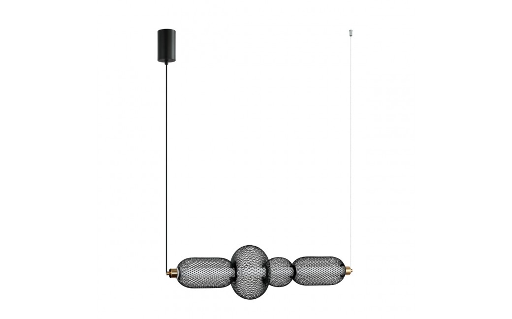 Italux Marco Wisząca 1xLED 16W 900 lm 3000K (Ciepła biel) czarny PND-84283-4-BK