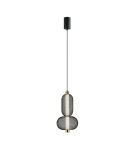 Single pendant lamps - Italux Marco Pendant 1xLED 10W 590 lm 3000K (Warm White) black PND-84283-2-BK - product 2