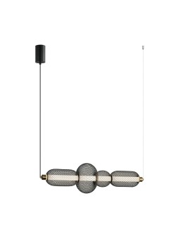 Italux Marco Pendant 1xLED 16W 900 lm 3000K (Warm White) black PND-84283-4-BK