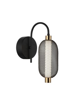 Italux Marco Wall lamp 1xLED 6W 310 lm 3000K (Warm white) black WL-84283-1-BK