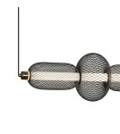 Pendant lamps over the island - Italux Marco Pendant 1xLED 16W 900 lm 3000K (Warm White) black PND-84283-4-BK - product 3