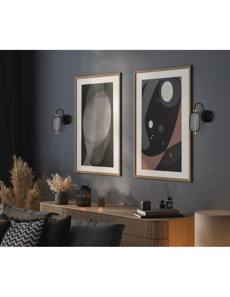 Modern wall lamps - Italux Marco Wall lamp 1xLED 6W 310 lm 3000K (Warm white) black WL-84283-1-BK - product kolory-swiatla.pl 4