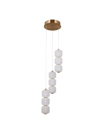 Italux Ganti Pendant 3xLED 20W 2170 lm 3000K (Warm White) Gold PND-34362-9-HBR-OPAL - product 2