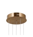 5 point pendant lamps - Italux Ganti Pendant 5xLED 12W 1300 lm 3000K (Warm White) Gold PND-34362-5-HBR-OPAL - product 3