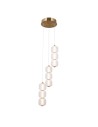 Italux Ganti Pendant 3xLED 20W 2170 lm 3000K (Warm White) Gold PND-34362-9-HBR-OPAL