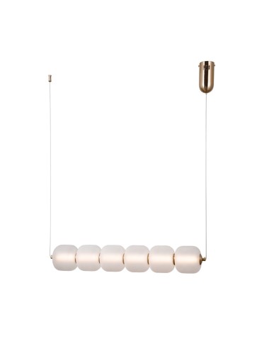 Italux Ganti Pendant 1xLED 15W 1625 lm 3000K (Warm White) Gold PND-34362-6H-HBR-OPAL