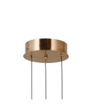 Triple pendant lamps - Italux Ganti Pendant 3xLED 8W 865 lm 3000K (Warm White) Gold PND-34362-3-HBR-OPAL - product 3