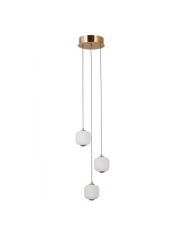 Italux Ganti Pendant 3xLED 8W 865 lm 3000K (Warm White) Gold PND-34362-3-HBR-OPAL - product 2