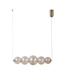 Pendant lamps over the island - Italux Butero Pendant 1xLED 18W 1650 lm 3000K (Warm White) Gold PND-34359-5H-HBR-AMB - product 1