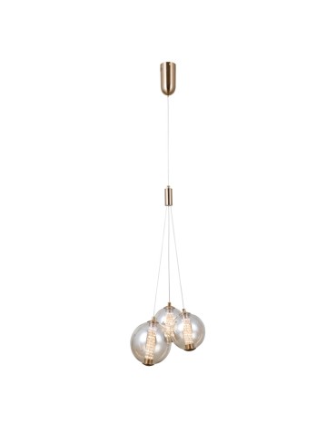 Italux Butero Pendant 3xLED 12W 1095 lm 3000K (Warm White) Gold PND-34359-3-HBR-AMB - product 2