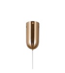 Single pendant lamps - Italux Butero Pendant 1xLED 6W 550 lm 3000K (Warm White) Gold PND-34359-S-HBR-AMB - product 4