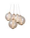 Italux Butero Pendant 5xLED 20W 1830 lm 3000K (Warm White) Gold PND-34359-5-HBR-AMB