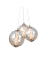 Italux Butero Pendant 3xLED 12W 1095 lm 3000K (Warm White) Gold PND-34359-3-HBR-AMB