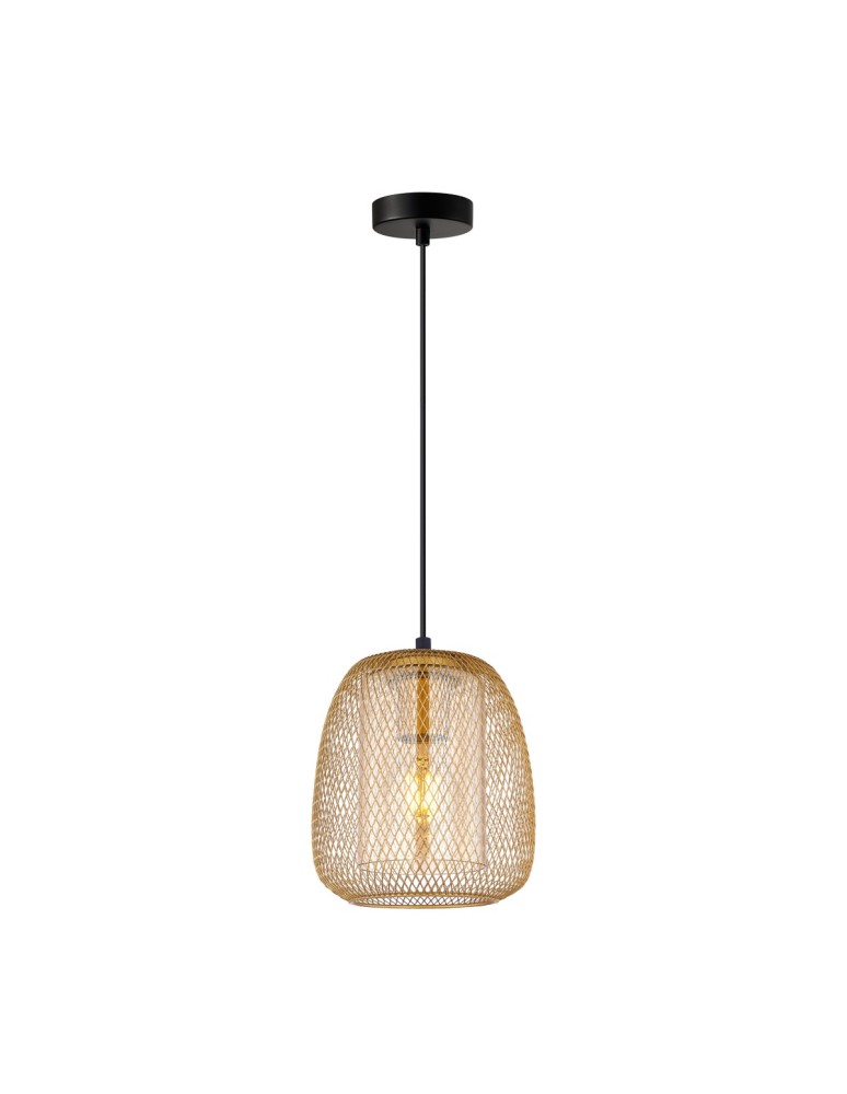 Wire pendant lamps - Italux Amiria Pendant 1xE27 40W Gold PND-28612-GD-AMB - product kolory-swiatla.pl 1